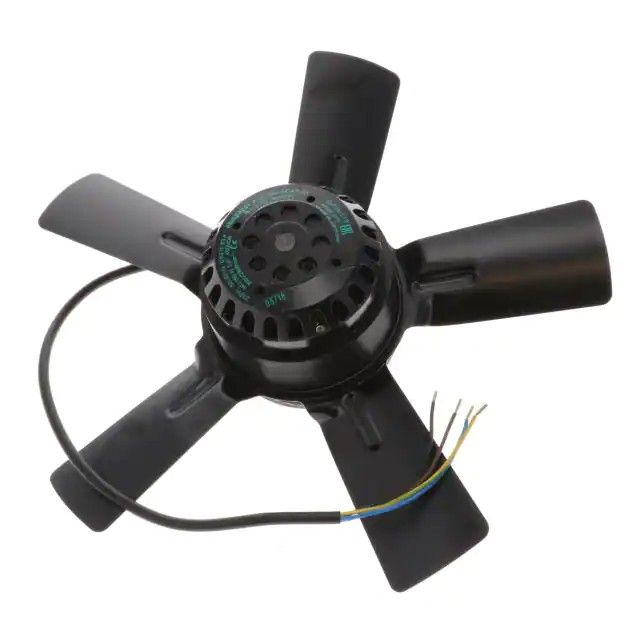 风扇管轴式 230VAC 圆形-300mm 直径滚珠 1437.2 CFM(40.24m³/min) 4 引线 A2E300-AC47-01图片