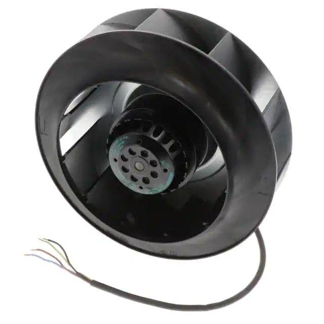 风扇电动叶轮 230VAC 圆形-250mm 直径滚珠 4 根带接线端子的引线 R2E250-AS47-09图片