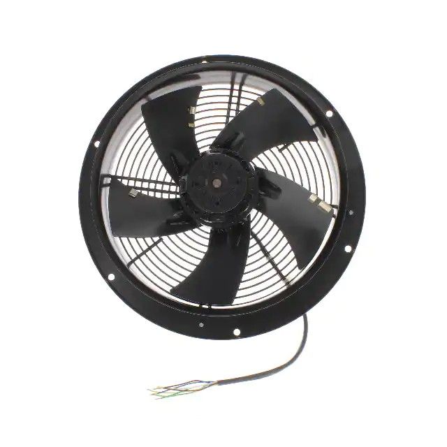 风扇管轴式，3 相 230/400VAC 圆形-397mm 直径滚珠 1301.7 CFM(36.45m³/min) 7 根带接线端子的引线 W2D300-CP02-31图片