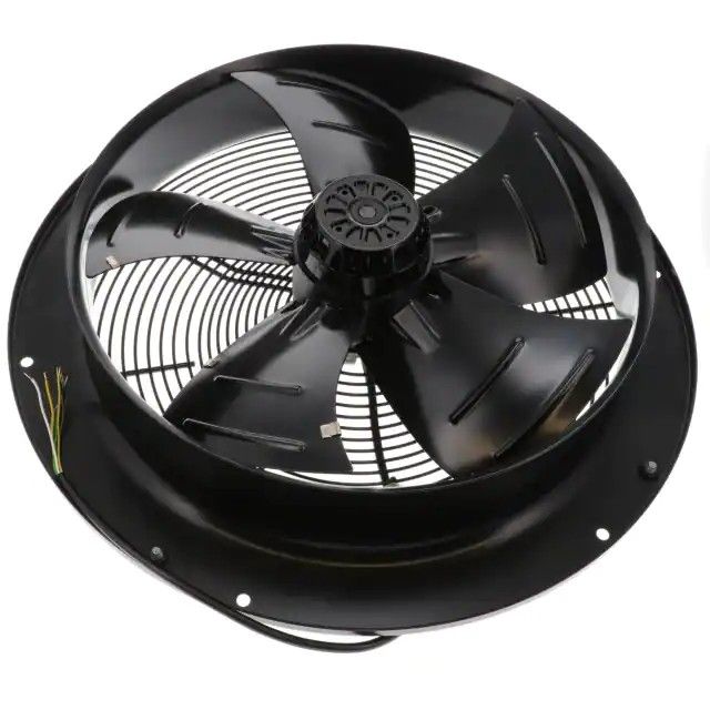 风扇管轴式，3 相 230/400VAC 圆形-528mm 直径滚珠 1528.5 CFM(42.80m³/min) 7 根带接线端子的引线 W4D400-CP12-30图片