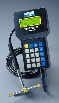 手持式流速流量测量仪FlowTracker ADV图片