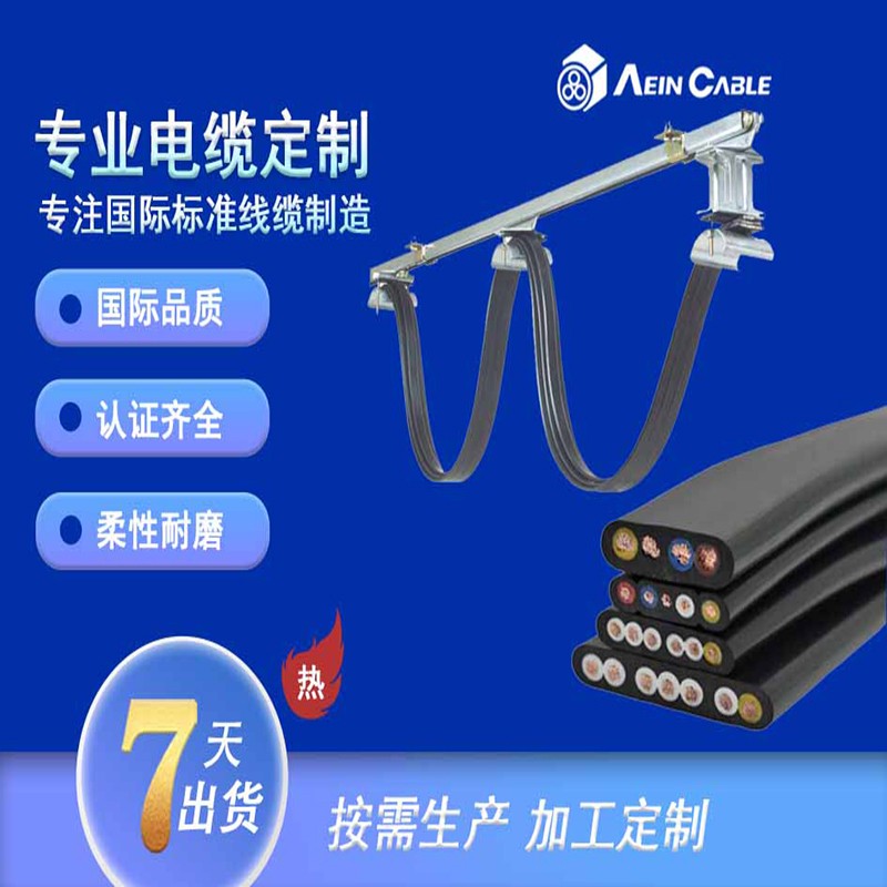 H07VVH6欧标电缆电线热塑性绝缘及护套多芯扁图片