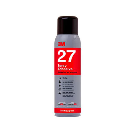 3M 27 SPRAY透明胶粘剂图片