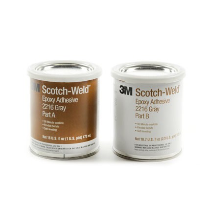 3M Scotch-Weld 2216环氧树脂粘合剂(灰色)图片