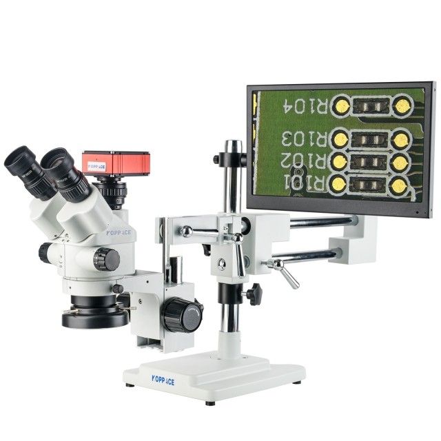KP-K900-L2133 3.5X-180X三目测量电子显微镜图片
