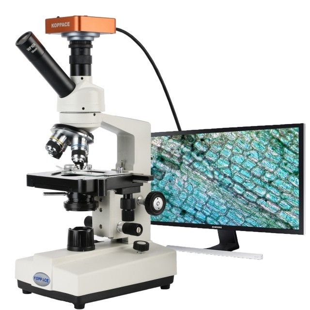 KP-PH35-2100 40X-1600X,HDMI高清单目生物显微镜,可以拍照,录像和生物电子显微镜图片