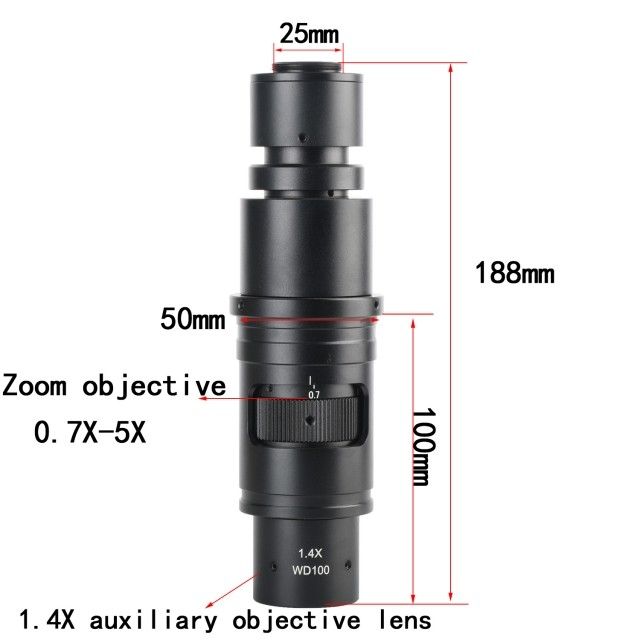KP-075014 36X-255X,工业显微镜镜头图片