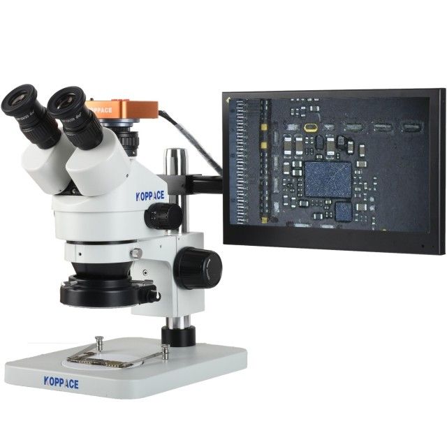 KP-HD2100-B1M 3.5X-180X,4000万像素,显微镜相机,三目立体手机维修显微镜图片