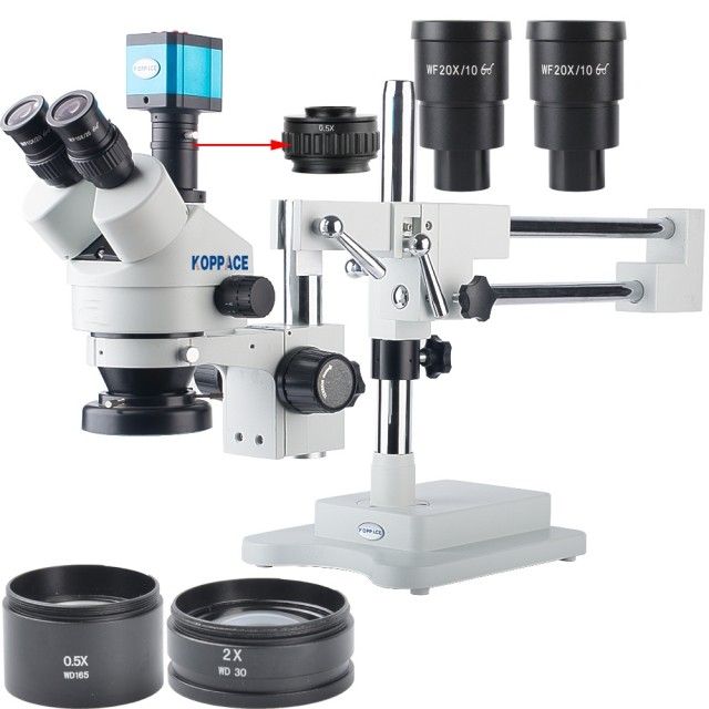 KP-HD1800-L2 3.5X-180X,三目立体变焦显微镜图片