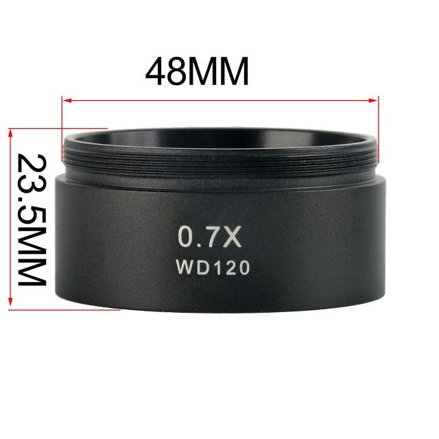 KP-0.7X 0.7X,立体显微镜增倍镜,120mm工作距离,48mm安装尺寸图片