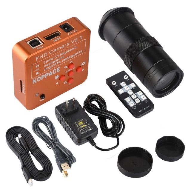 KP-2110-100X 21MP,HDMI,USB工业视频显微镜相机数码变焦镜头图片