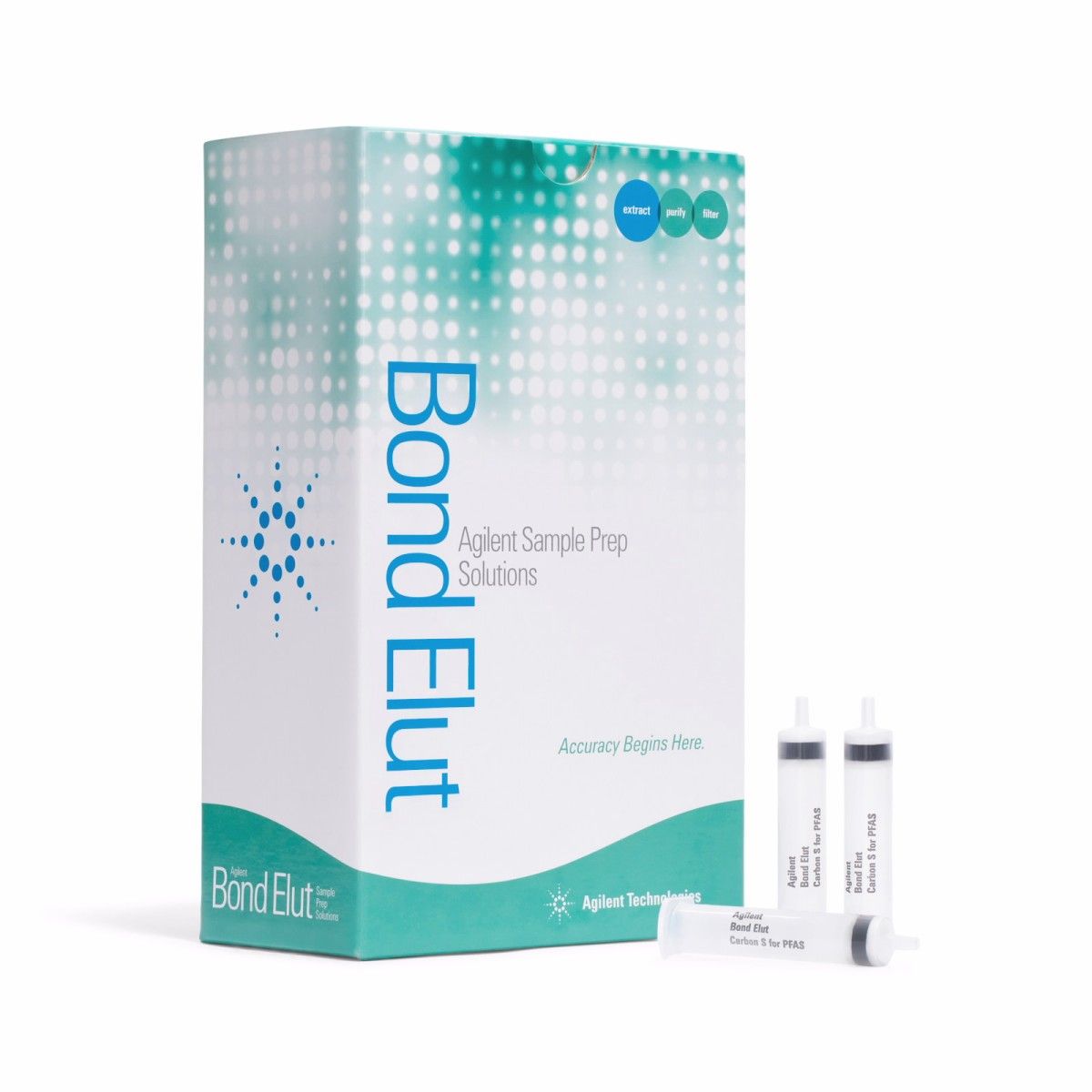 用于PFAS的Bond Elut Carbon S,250 mg,6 mL(30/包)图片