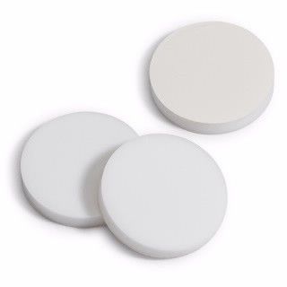 Septa, silicone, tan PTFE/white silicone, 20 mm, 100/pk图片