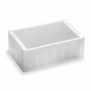 Reservoir, 8 row, irradiated polypropylene, 32 mL/row, 256 mL maximum, pyramid base geometries, 44 mm height, individually bagged, 25/pk图片