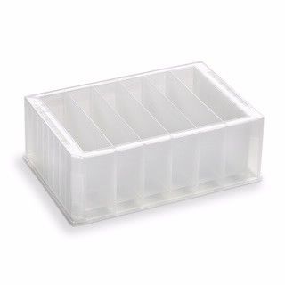 Reservoir, 6 column, polypropylene, 47 mL/column, 282 mL maximum, 24 pyramid base geometries, 44 mm height, 25/pk图片