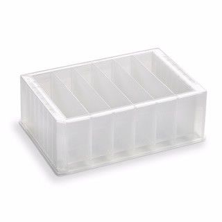 Reservoir, 6 column, irradiated polypropylene, 47 mL/column, 282 mL maximum, 24 pyramid base geometries, 44 mm height, 25/pk图片