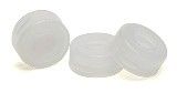 Cap, snap, clear, PTFE septa, 100/pk图片
