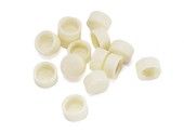 Cap, snap, 11 mm, polyethylene olefin, 500/pk图片