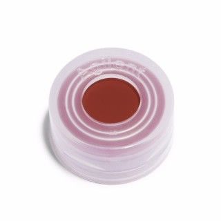 Cap, snap, clear, PTFE/silicone/PTFE septa, 100/pk图片