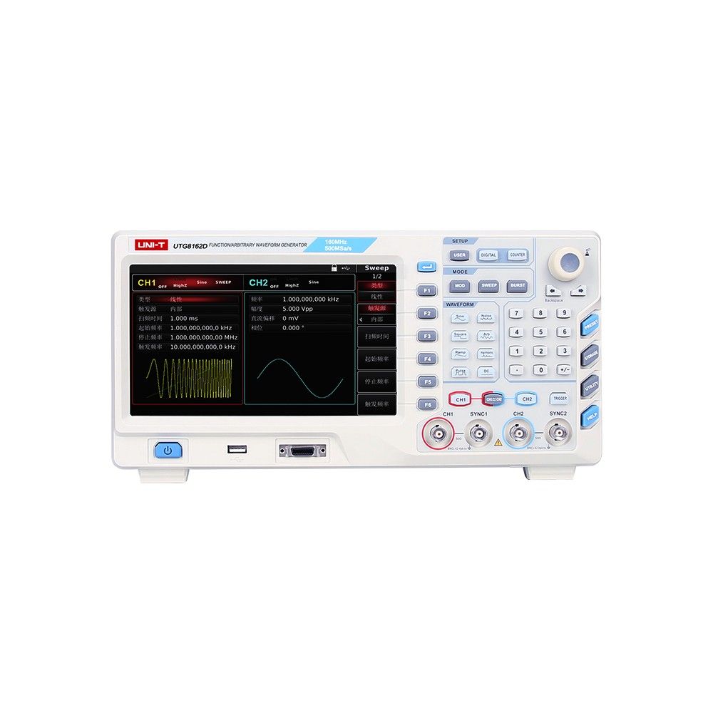 函数/任意波形发生器UTG8000D型(UTG8202D/UTG8162D/UTG8122D/UTG8082D)图片