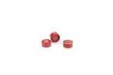 Crimp cap, red, PTFE/silicone/PTFE, 11 mm, 1,000/pk图片