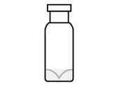 Vial, high recovery, crimp top, 1.5 mL with 30µL reservoir, clear, silanized, 100/pk图片