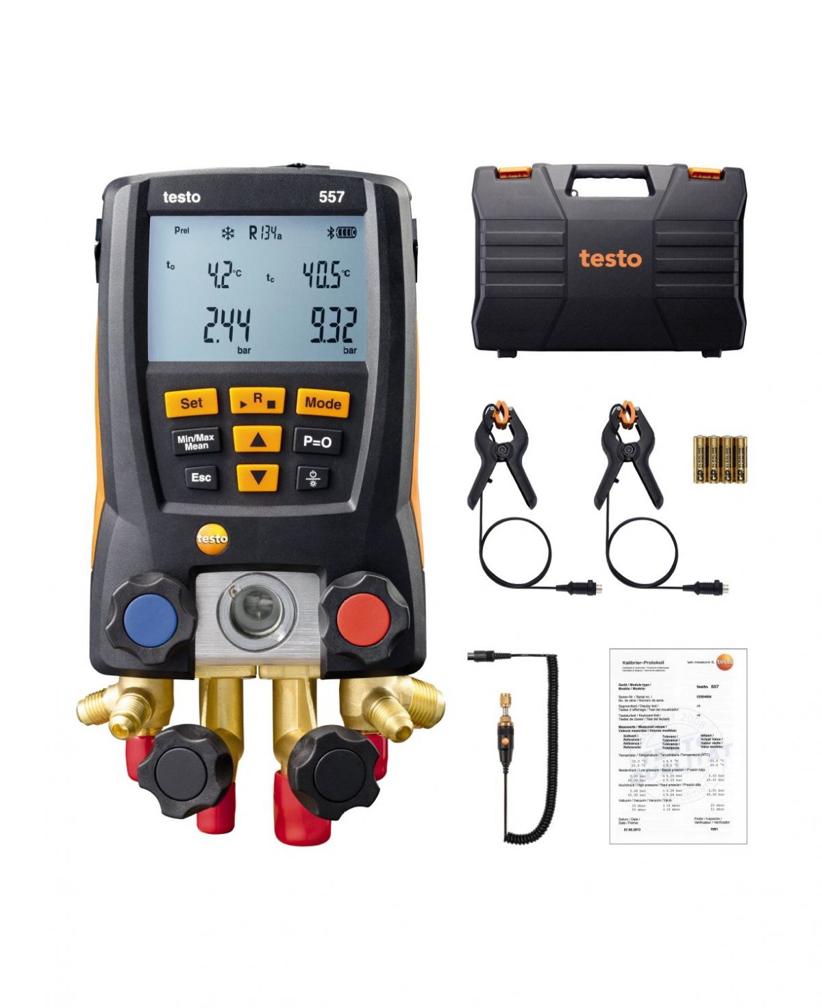testo 557智能专业级电子冷媒表组套装图片