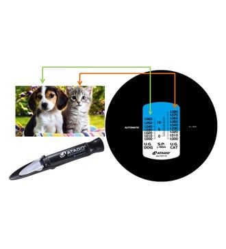 MASTER-VET刻度式犬猫尿比重折射仪(双标度)图片