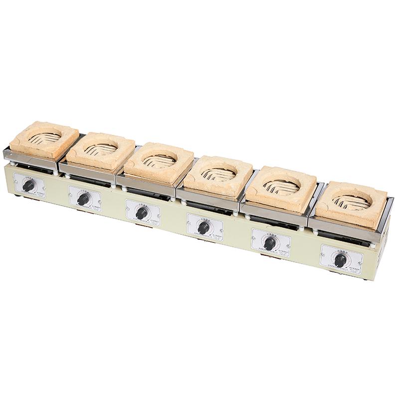 DDL-6&times;1KW硅控可调电炉,六联1000W调温电炉图片