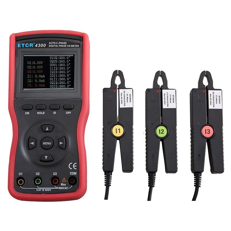 ETCR4300三相数字相位伏安表图片