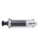 手动进样针,25 mL,可更换式Luer Lock接头,带按钮式阀,PTFE头推杆图片