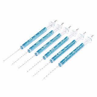 ALS进样针,蓝色,5µL,固定式针头,23/42/锥形针尖,6/包图片