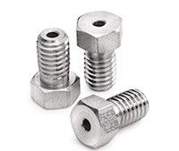 Nut, 1/16 in, stainless steel, 10/pk图片