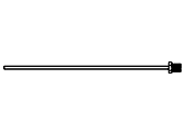 Valve tubing, 1/16 in with 1/8 in bulkhead fitting, stainless steel图片