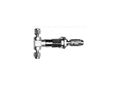 Straight metering valve, 1/16 inch图片