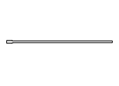 Valve tubing, 1/16 in with 1/8 in flare end, 360 mm, stainless steel图片