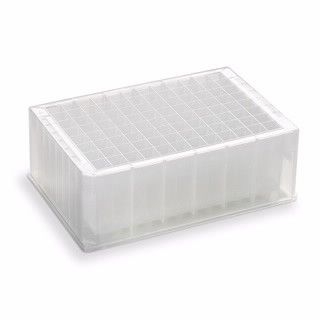 过滤器微孔板,96孔,聚丙烯,带0.45µm聚偏氟乙烯膜,2 mL/孔,长滴落,25/包图片