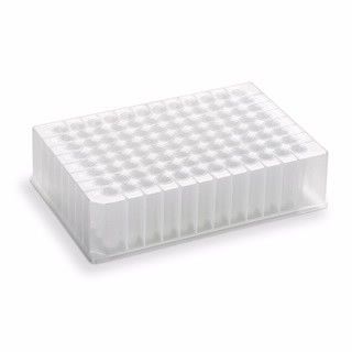 过滤器微孔板,96孔,聚丙烯,带0.2µm聚偏氟乙烯膜,800µL/孔,长滴落,25/包图片