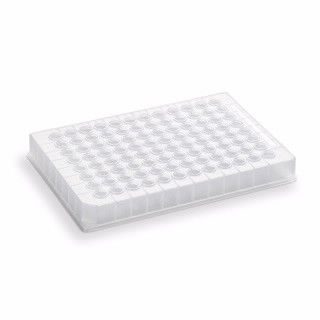 过滤器微孔板,96孔,聚丙烯,带0.45µm聚偏氟乙烯膜,300µL/孔,长滴落,50/包图片