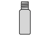 Vial, 8-425 screw top, amber, deactivated (silanized), 2 mL, 100/pk. Vial size: 12 x 32 mm (8-425 cap)图片