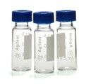 Vial pack, screw top, pre-assembled, clear vials with write-on spot, blue caps, certified, PTFE/silicone septa, 2 mL, 100/pk图片