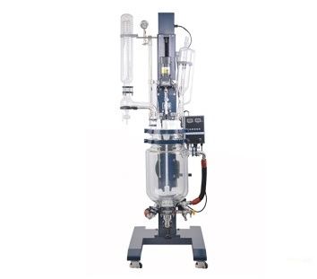 双层升降玻璃反应釜SJGK-30L图片