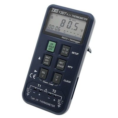 TES-1307 K/J记忆式温度表图片