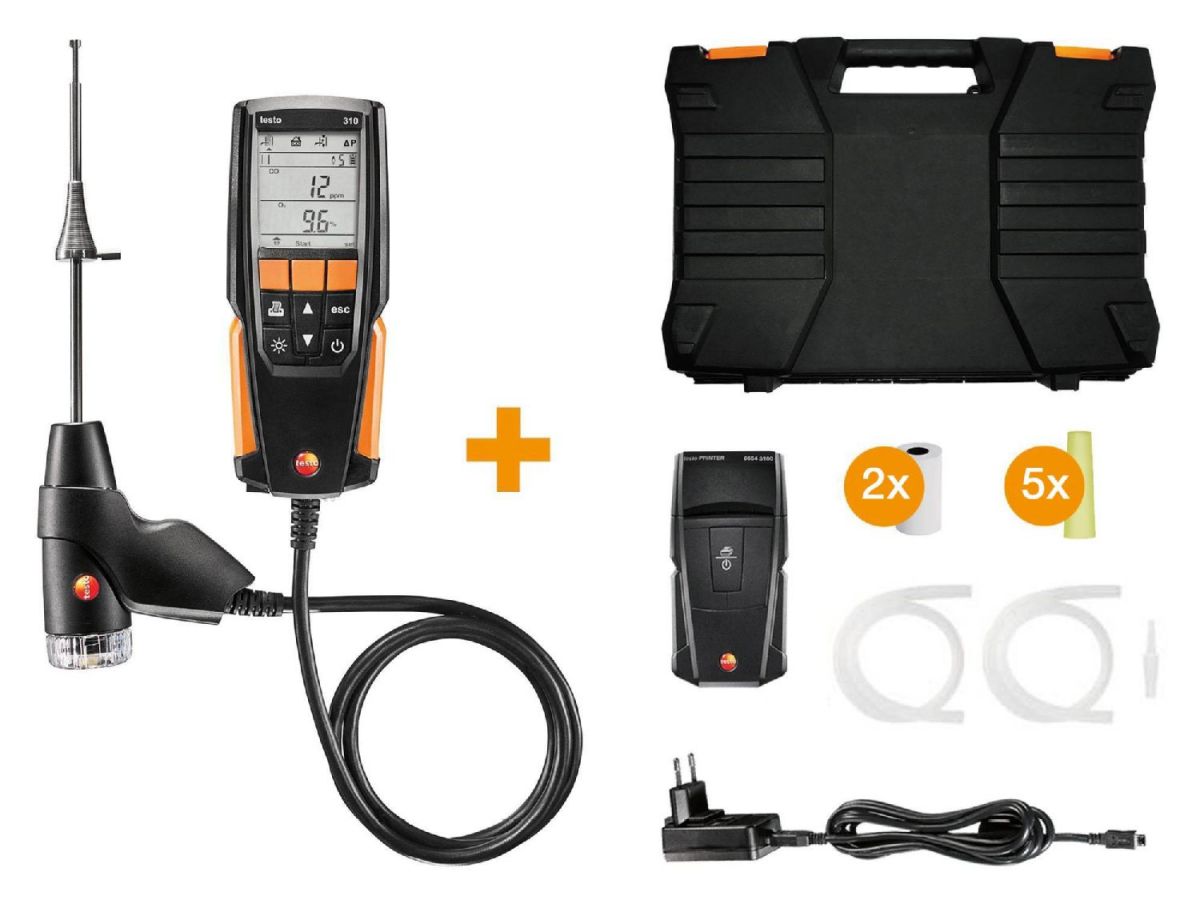 testo 310烟气分析仪套装图片