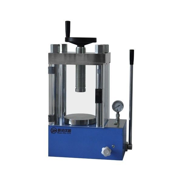 SYP-60EF型带防护手动粉末压片机,60吨指针表图片