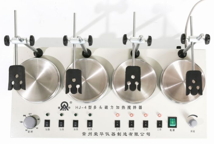荣华HJ-4四头磁力加热搅拌器展示图