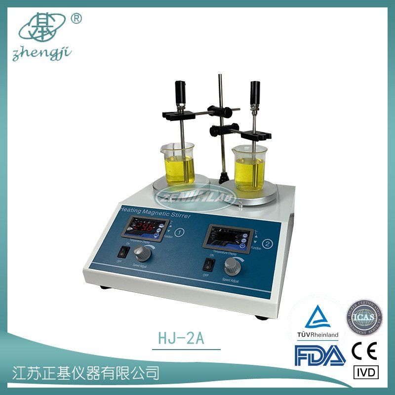 多头磁力加热搅拌器HJ-2A图片