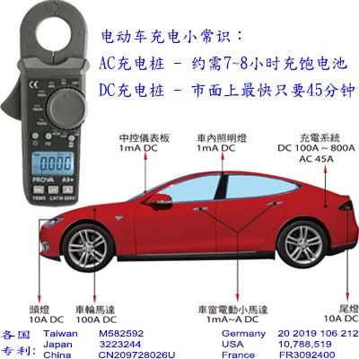 PROVA A9+ EV电动车用钩表图片