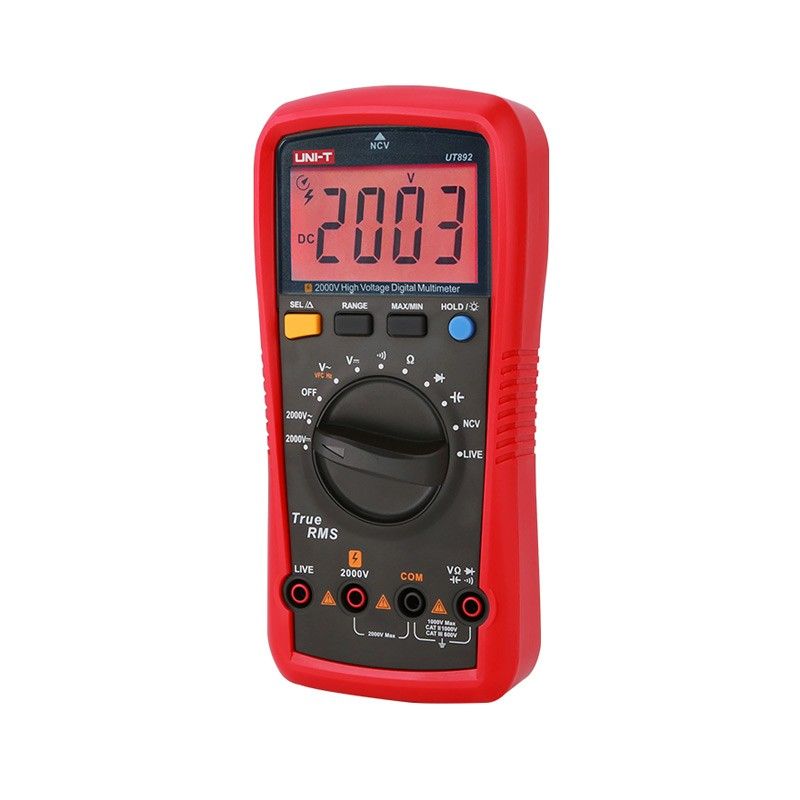 2000V真有效值数字万用表UT892图片