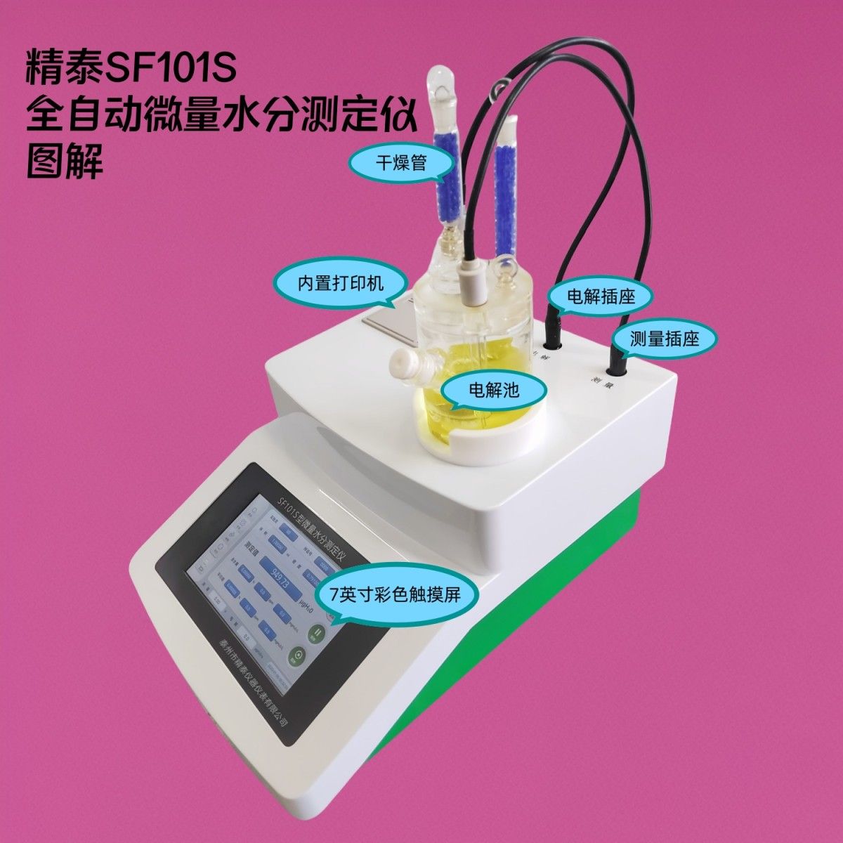 SF101S全自动卡尔费休微量水分测定仪图片